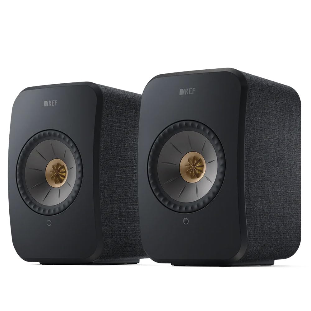 Carbon Black Wireless Bookshelf Speakers L505