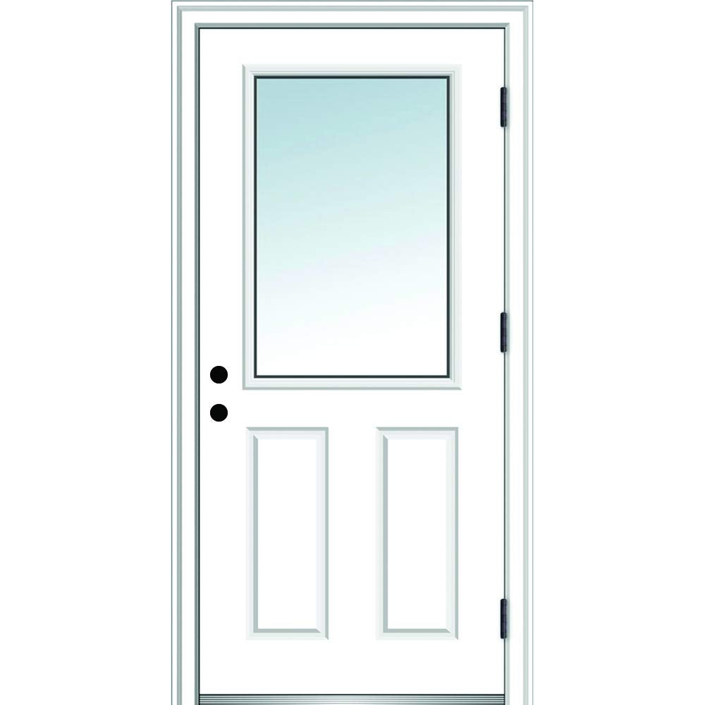Steel Primed Left Hand Outswing Prehung Door 36"x80" U279