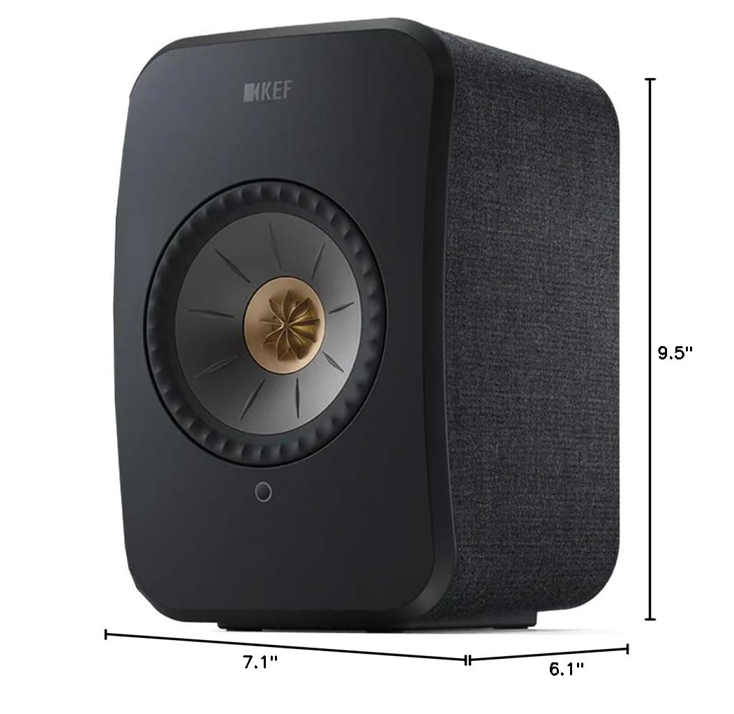 Carbon Black Wireless Bookshelf Speakers L505