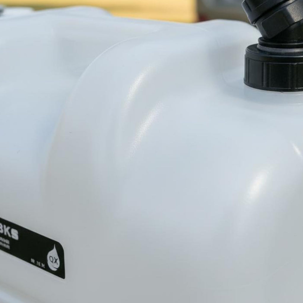 Portable Water Container with Faucet, Wheels, Black W850