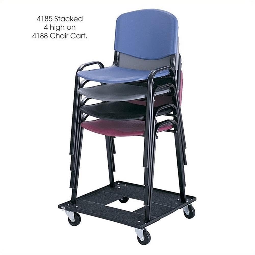 Charcoal Stack Chairs Pack of 4 K89964