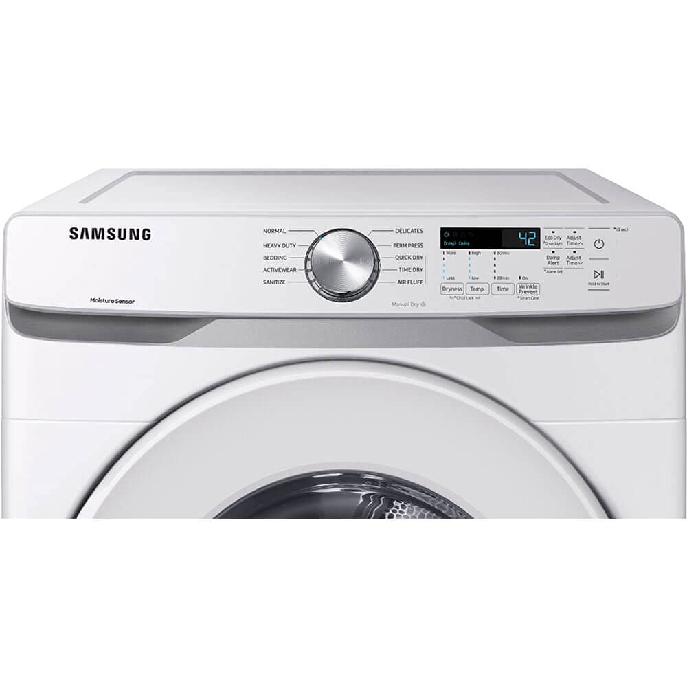 7.5 cu. ft. Front Load Gas Dryer with Sensor Dry, White E77716