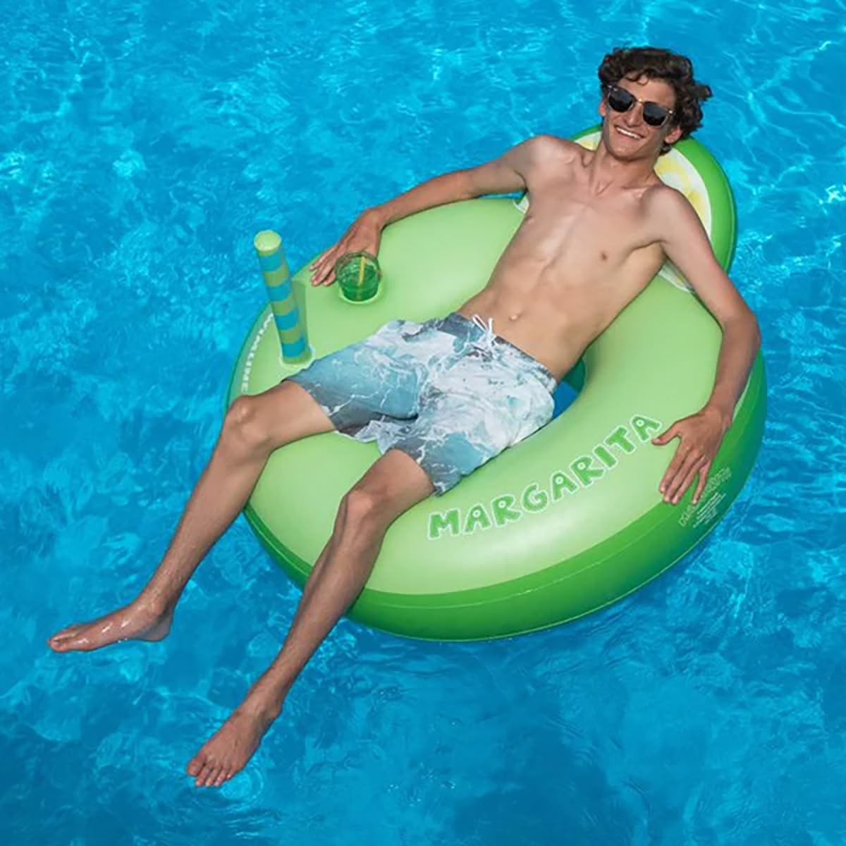 Inflatable Vinyl Pool Ring Q587