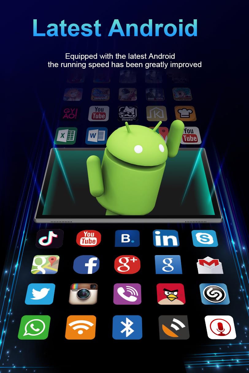 10 inch Android Tablet 8GB RAM 32GB ROM Gray I43377