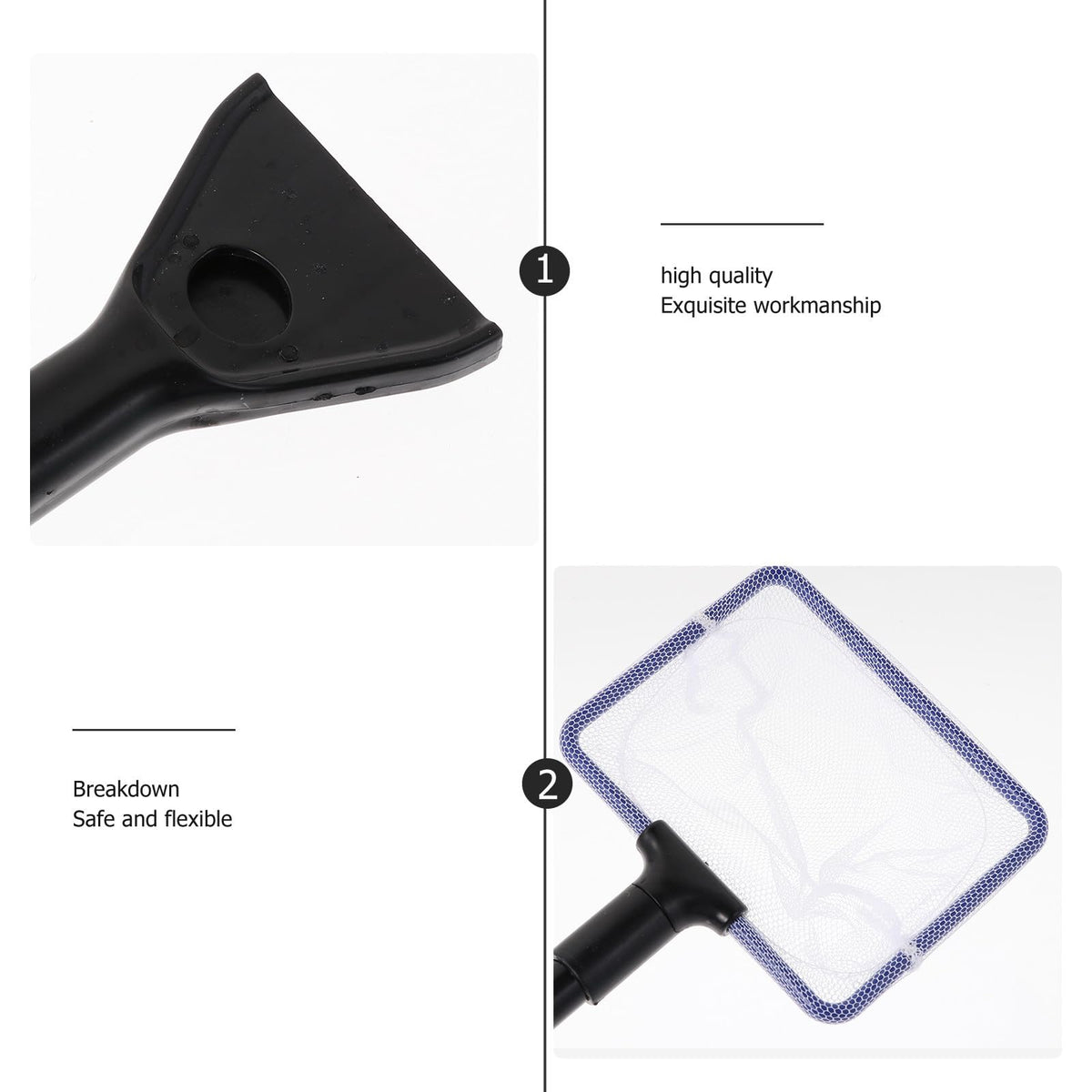 Aquarium Cleaning Tool Set with 5 in 1 Brush Q939273