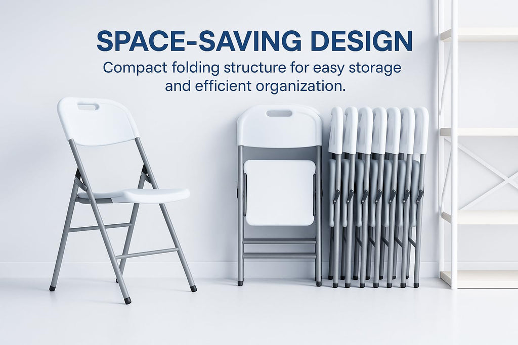 White Folding Chair Set of 50 N693