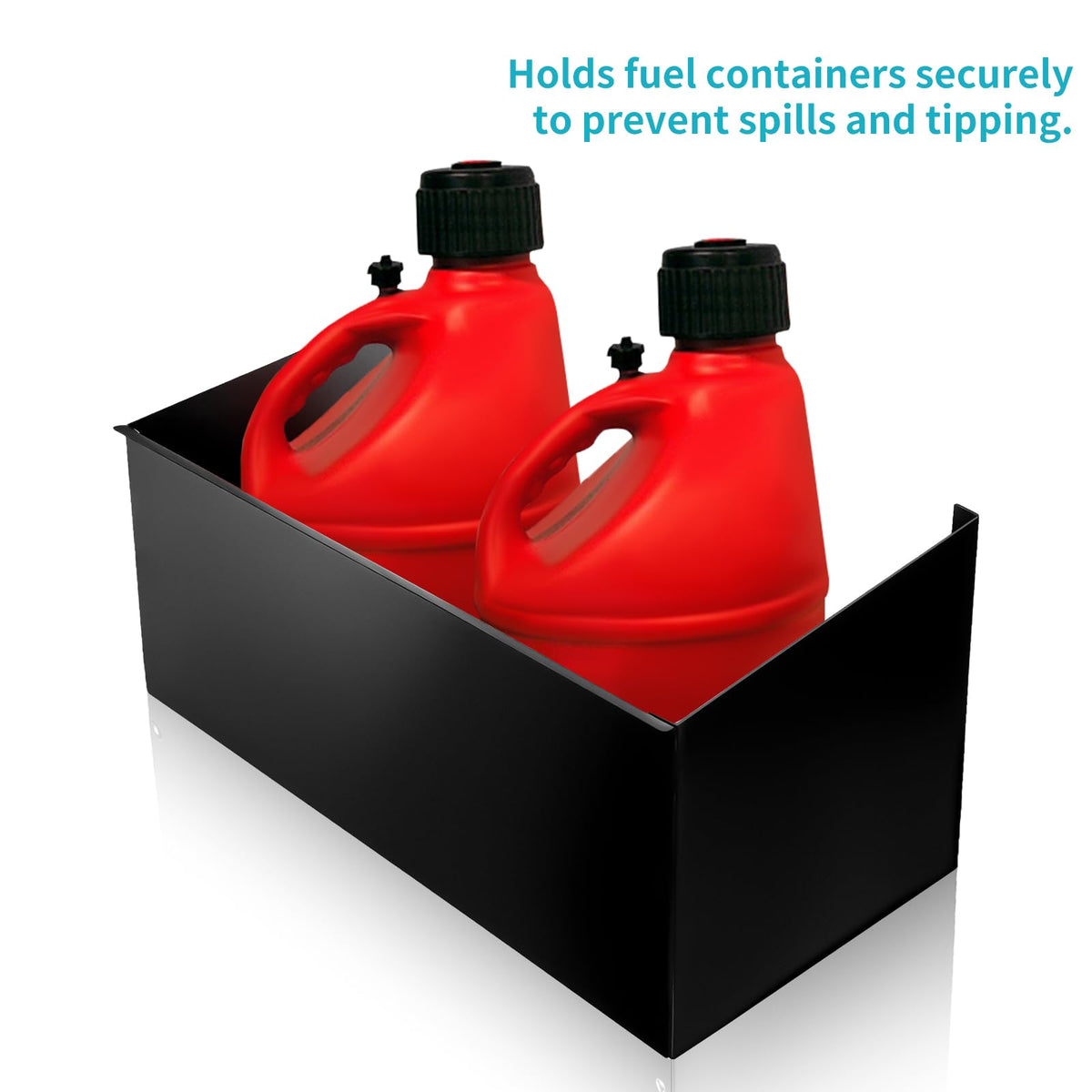 Black 5 Gallon Fuel Jug Holder G418108