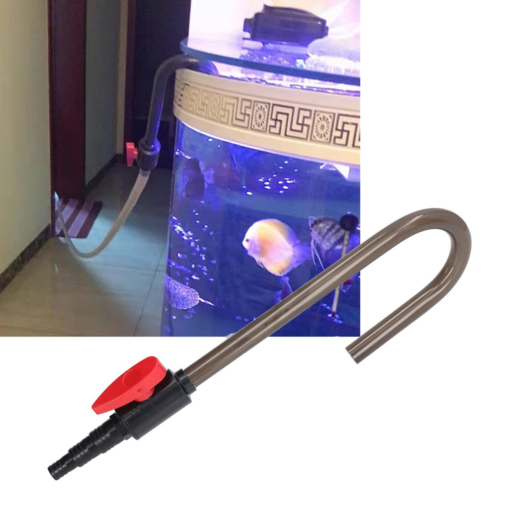 Aquarium Water Filler Tube Wall Mounted Automatic Top Off Refiller Pipe with Control Valve B2742