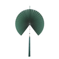 Handmade Hanging Folding Paper Fan Green 32'' G961301