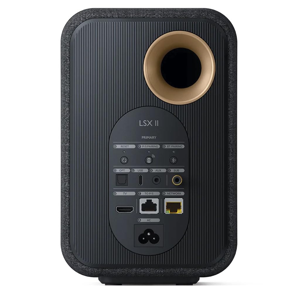 Carbon Black Wireless Bookshelf Speakers L505