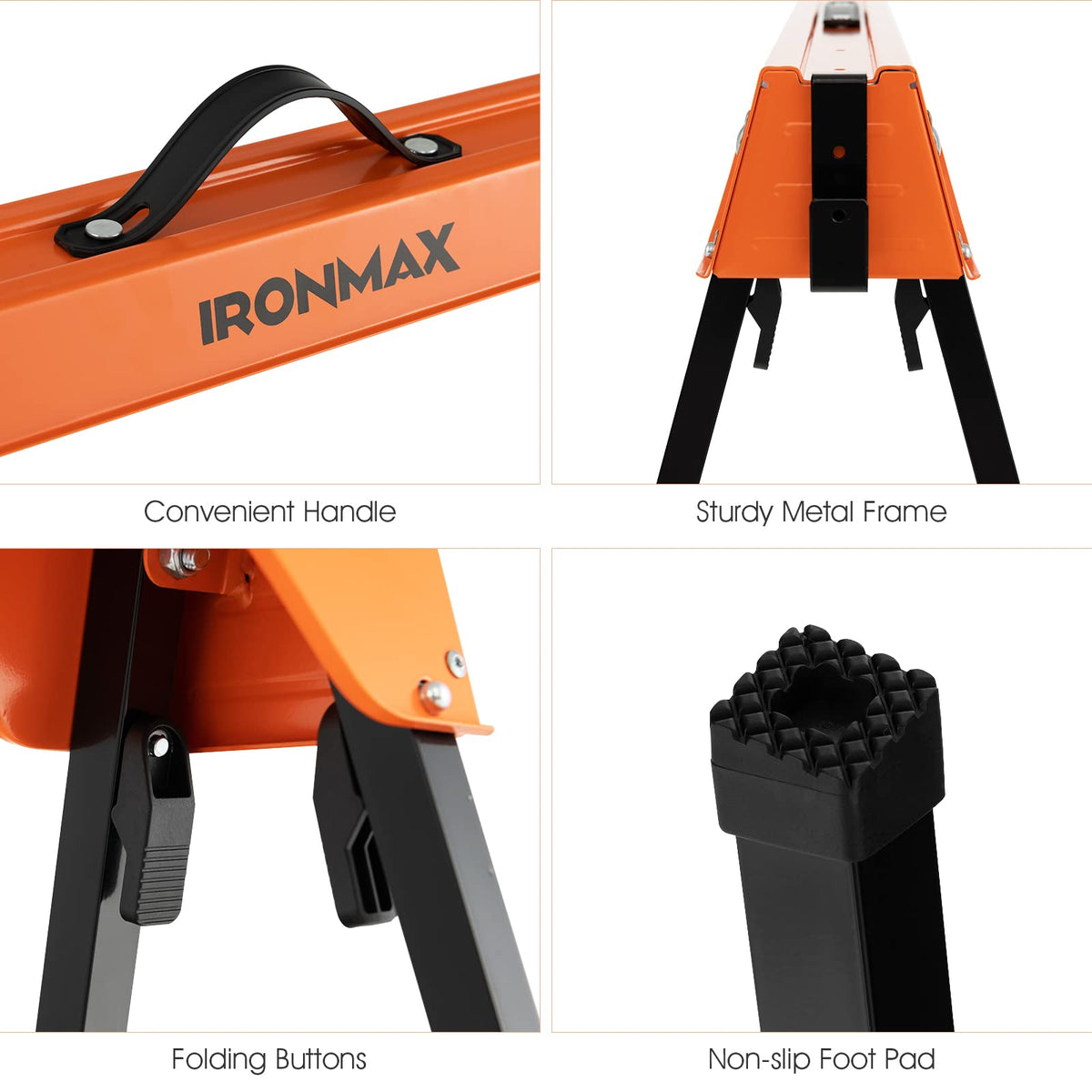 2 Pack Portable Foldable Saw Horses B50112