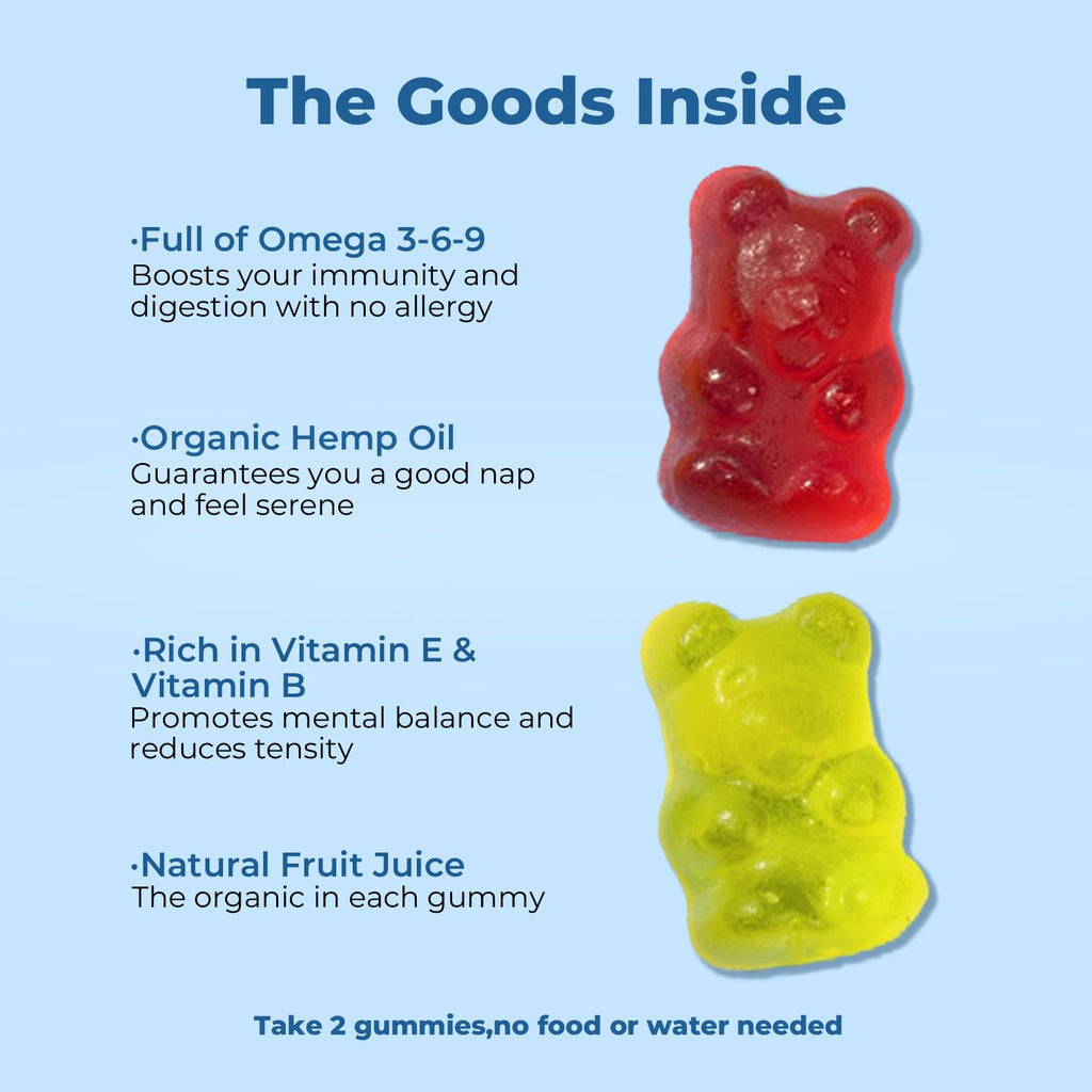 Hemp Gummies Extra Strength Natural Hemp Oil Extract J3897