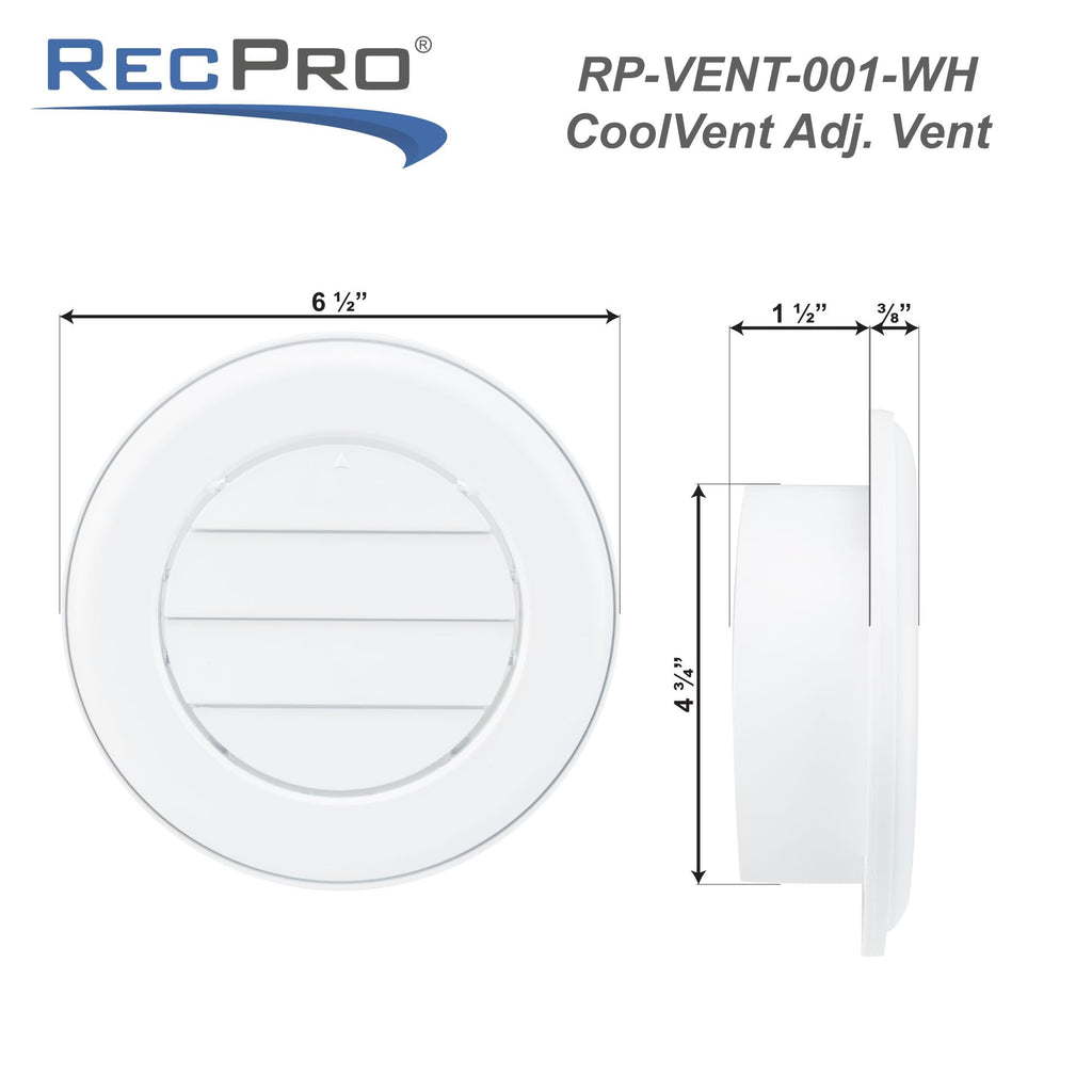 RV Ceiling Air Vent 5 Pack B13357