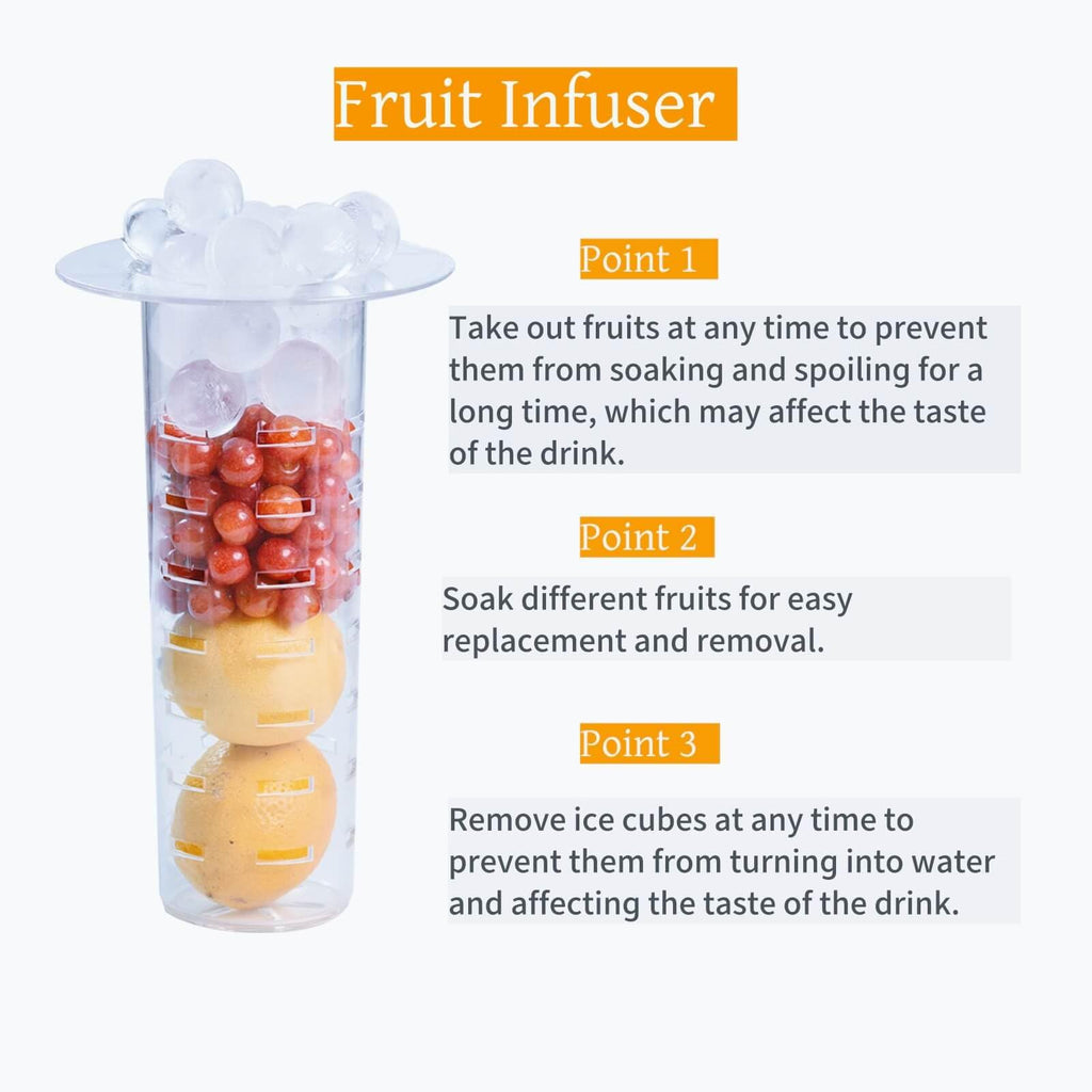 2 Gallon Drink Dispenser with Spigot and Fruit Infuser S971