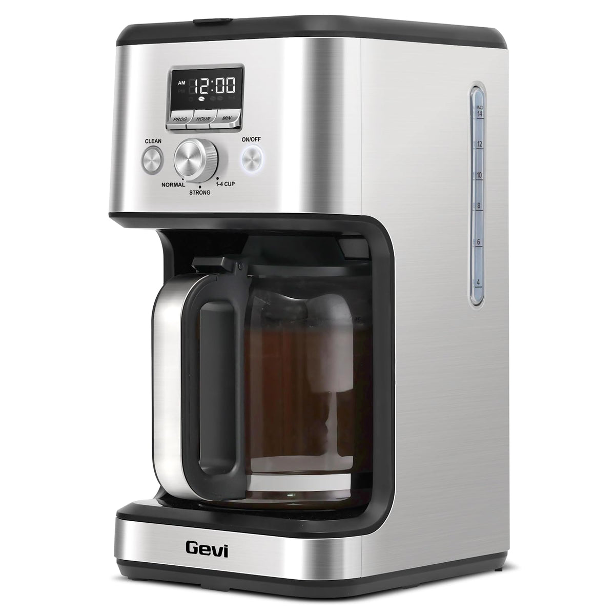14 Cup Programmable Drip Coffee Maker with Glass Carafe U770