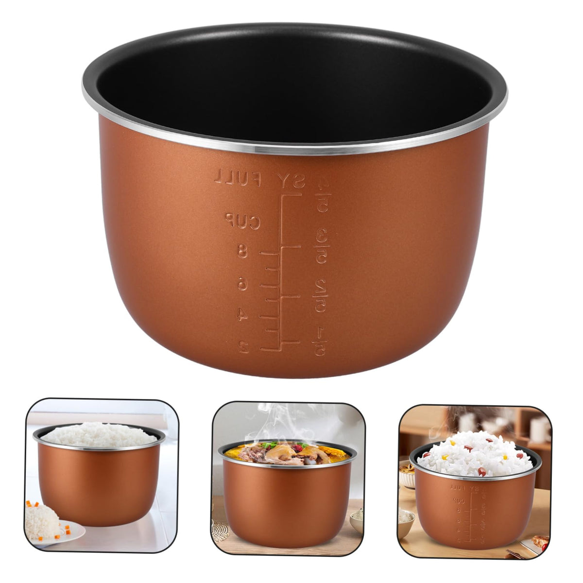Aluminum Alloy Non Stick Electric Pressure Cooker Inner Pot W990
