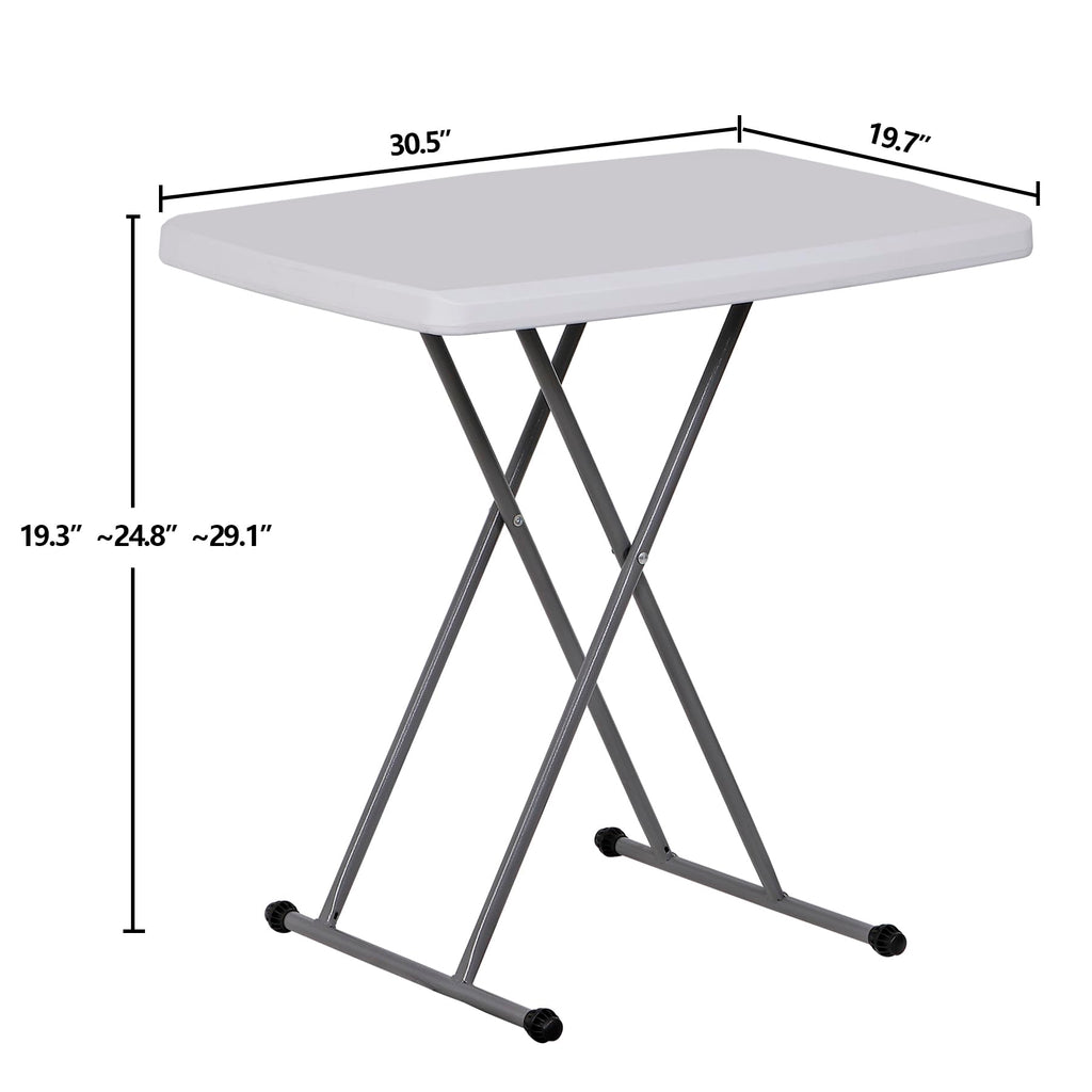 3 ft Adjustable Folding Plastic Table Y751152