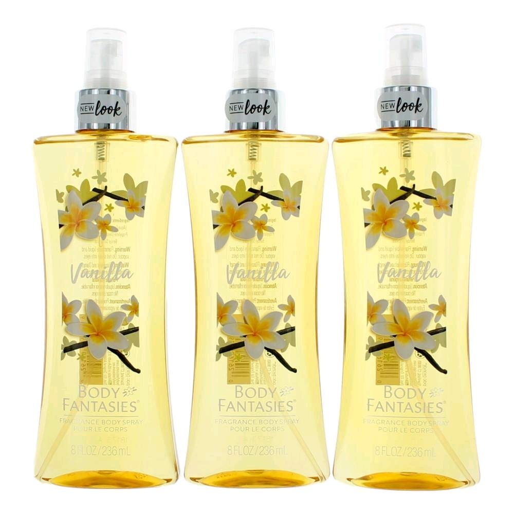 3 Pack 8 oz Fragrance Body Spray P341