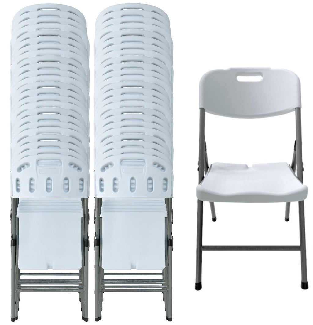 White Folding Chair Set of 50 N693