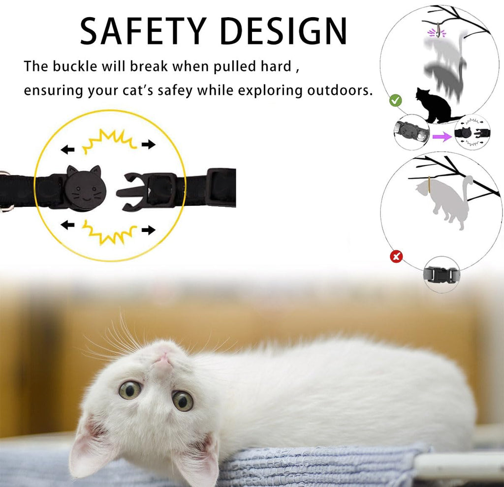Breakaway Cat Collar with Airtag Holder E568194
