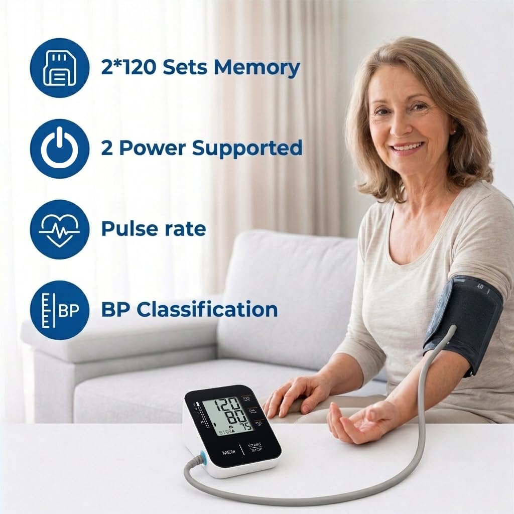 Accurate Upper Arm Blood Pressure Monitor Y288637