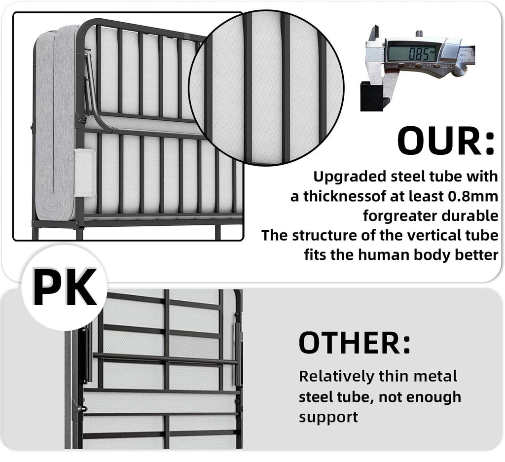 Folding Bed with Mattress U40218