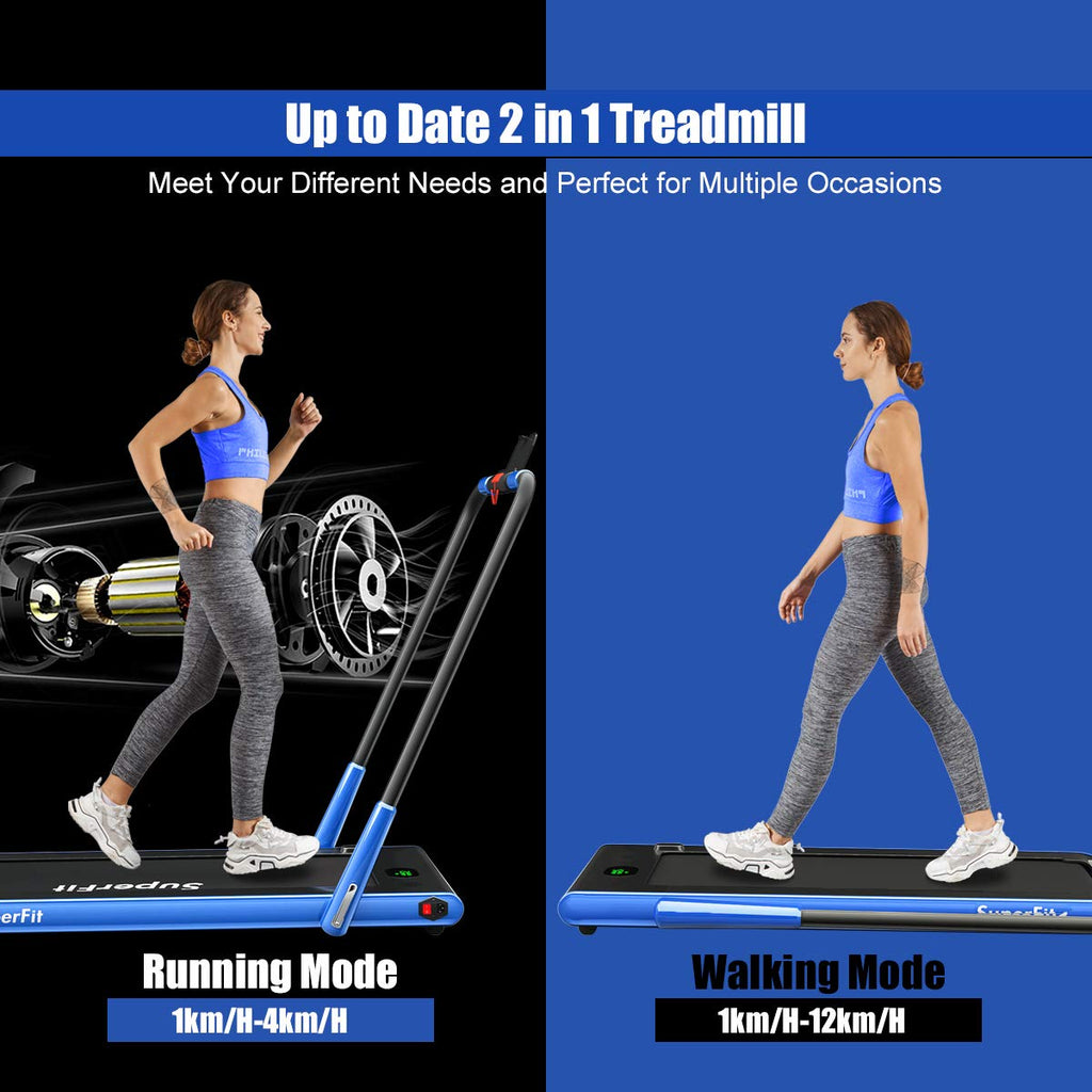 2 in 1 Folding Treadmill Z782671
