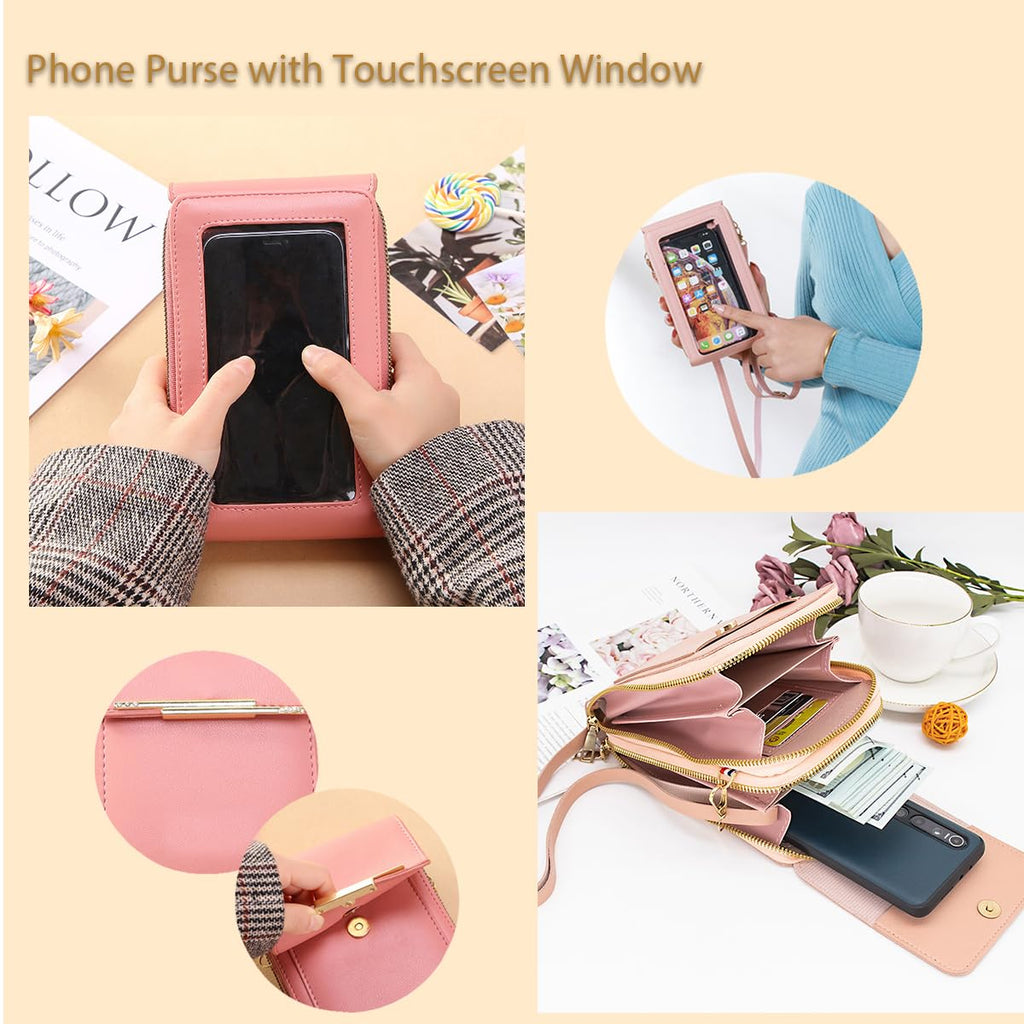Anti-Theft Leather Crossbody Bag Y588614