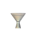 11.5 Ounce Iridescent Glass Martini Set of 4 Q41174