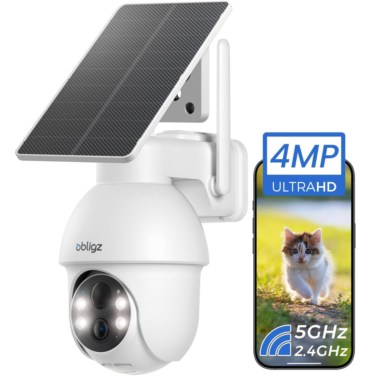 4MP Solar Camera Outdoor Wireless S694892