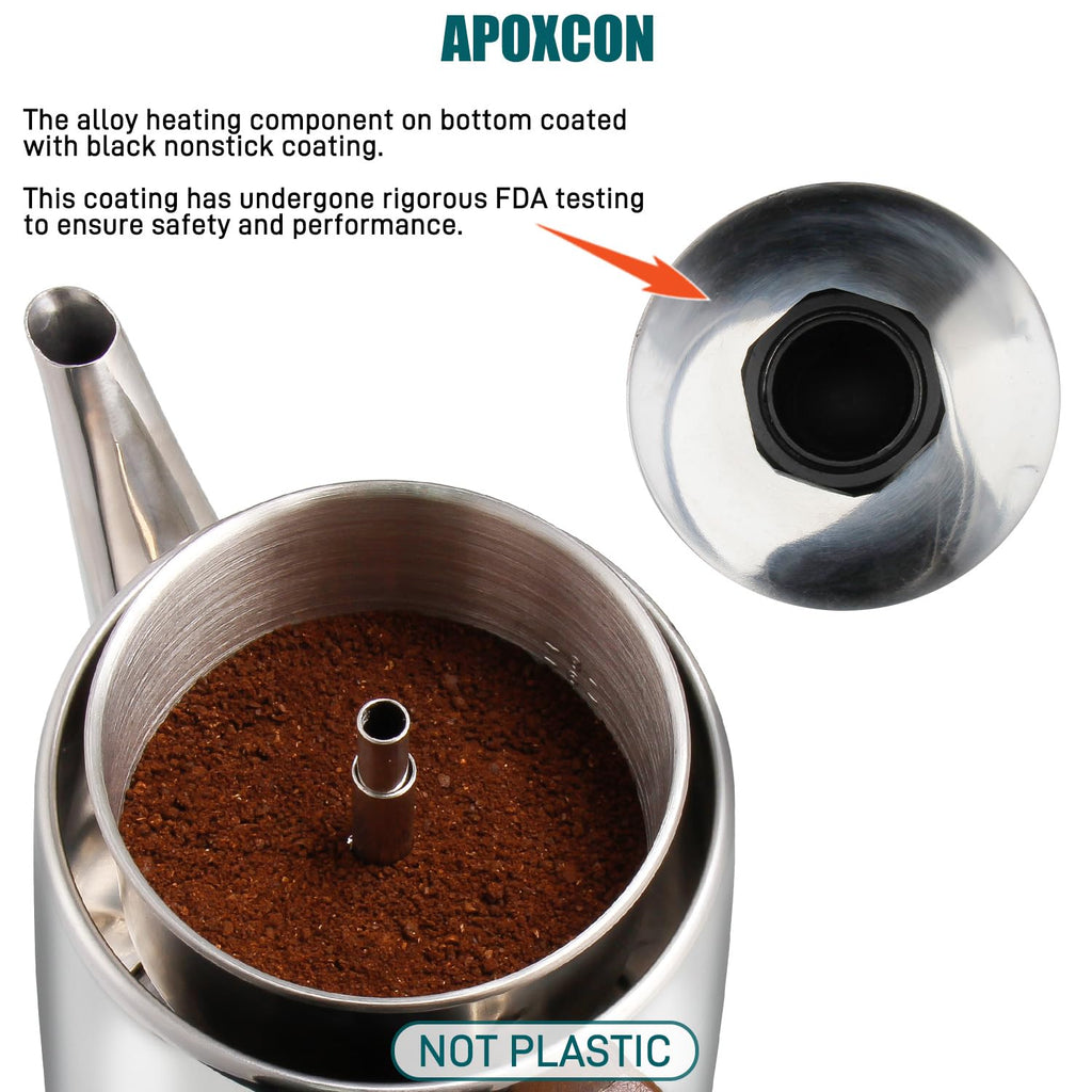 Electric Stainless Steel Coffee Percolator 8 Cup U129701