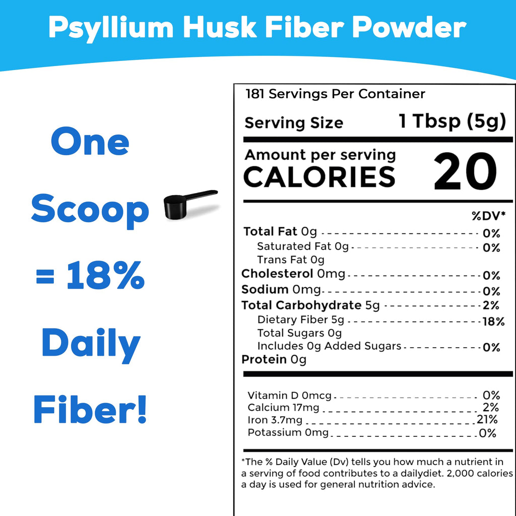 Psyllium Husk Powder 32oz Finely Ground R534389