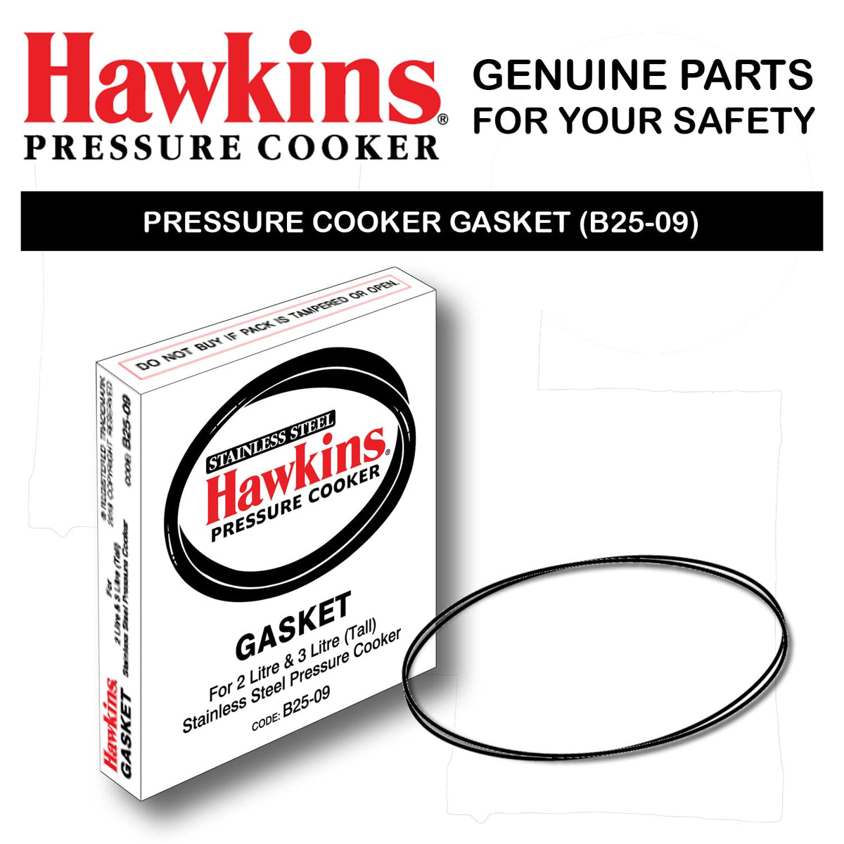 Rubber Gasket for Stainless Steel Pressure Cooker L366600