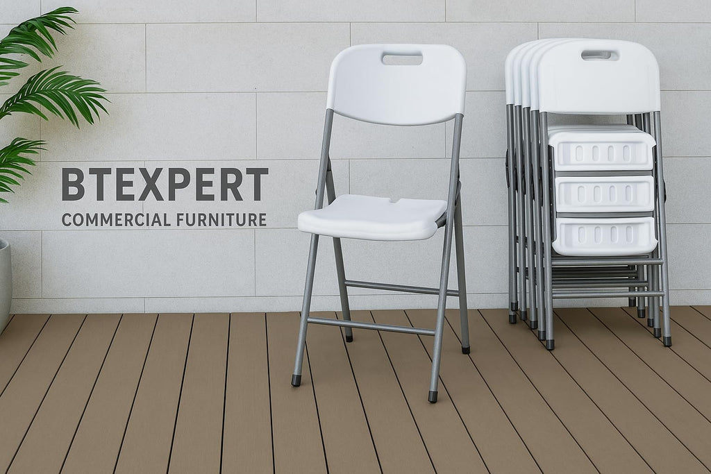 White Folding Chair Set of 50 N693