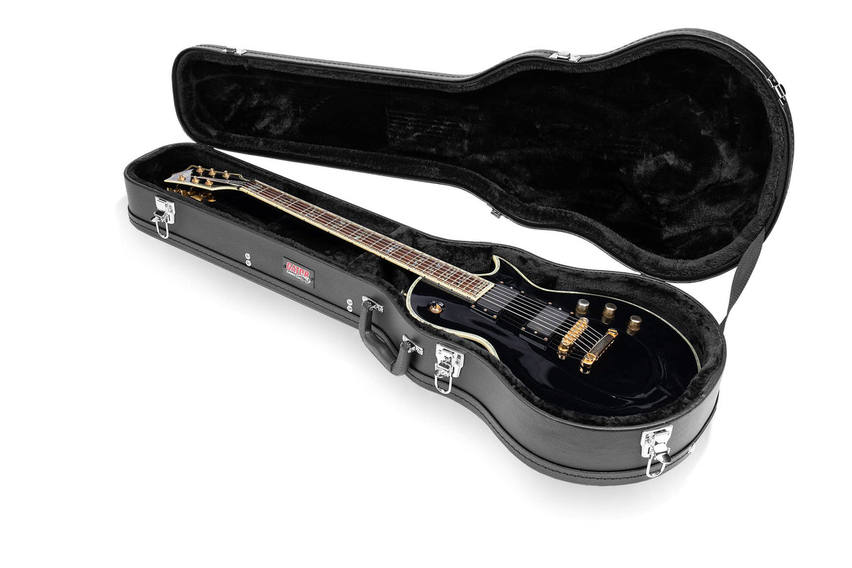 Hard-Shell Wood Case for Single-Cutaway Electric Guitars M710