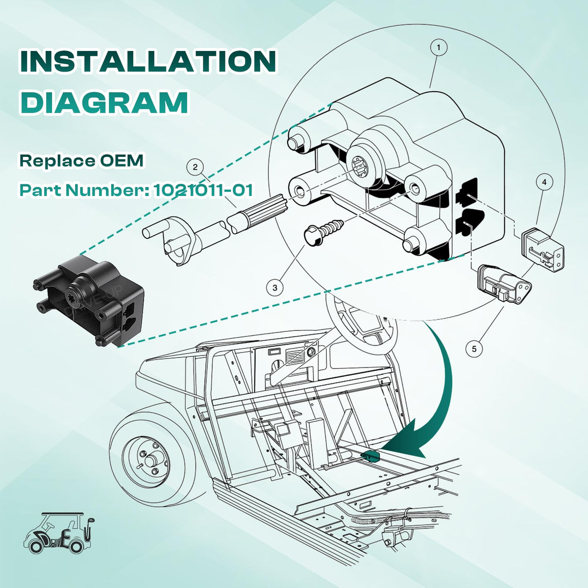 Golf Cart Motor Controller O1518