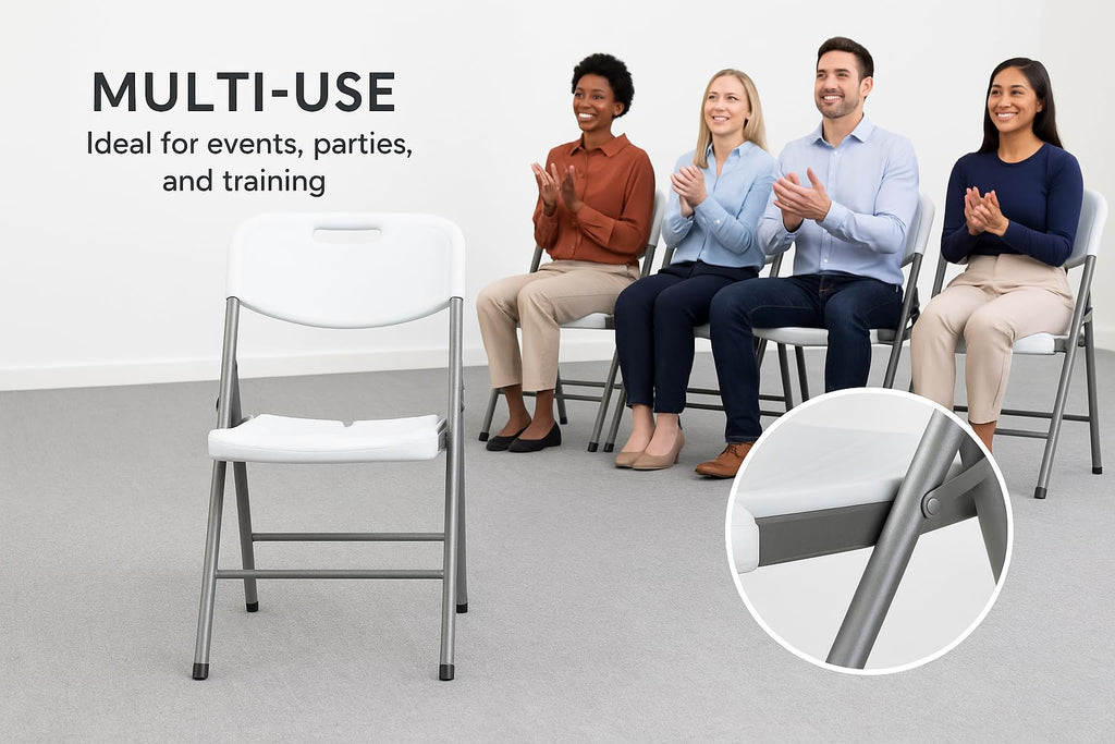 White Folding Chair Set of 50 N693