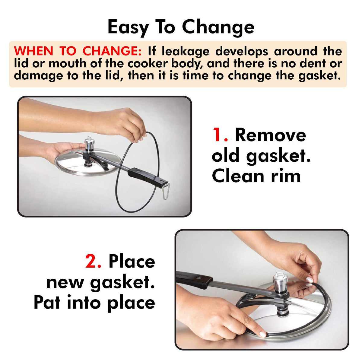 Rubber Gasket for Stainless Steel Pressure Cooker L366600