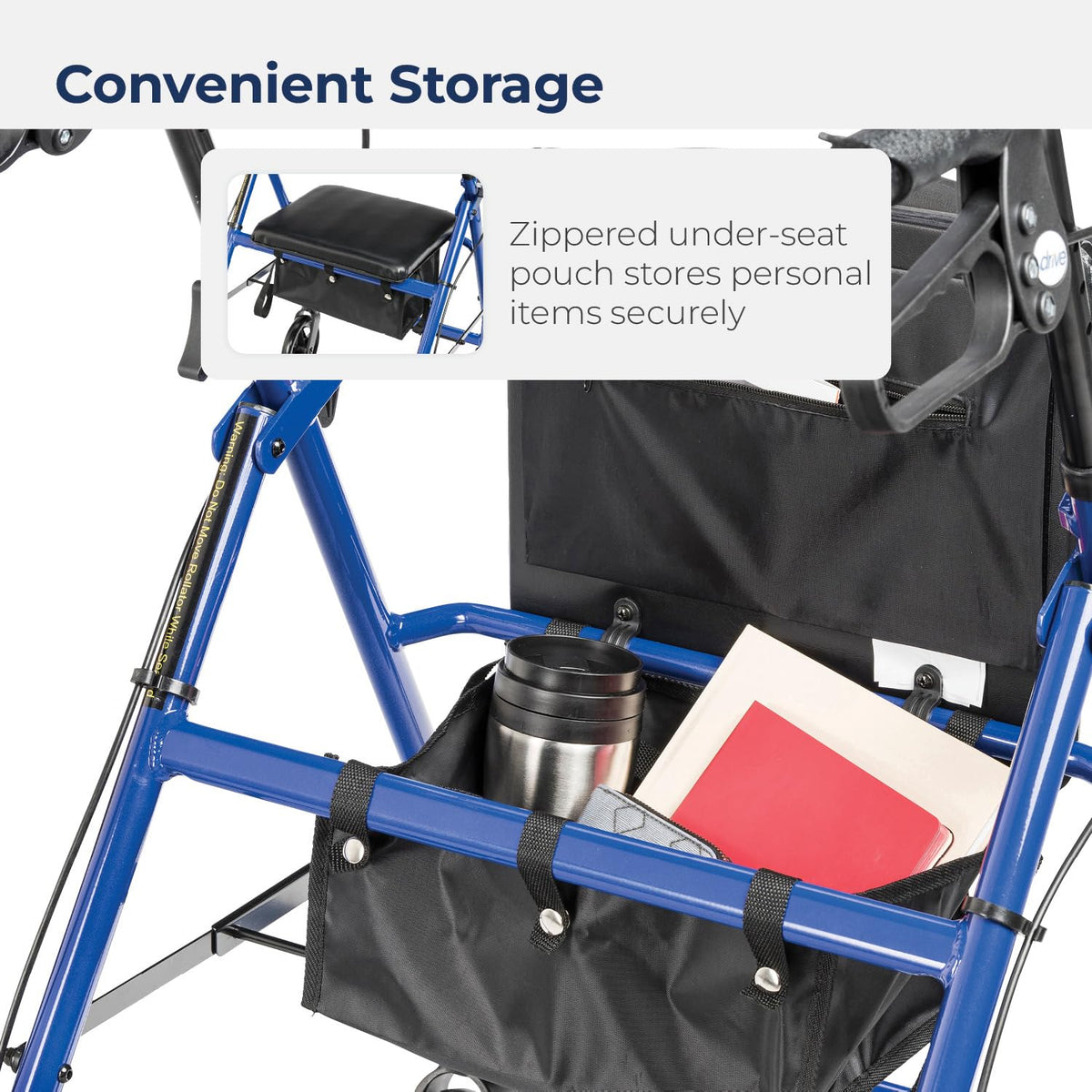 Foldable Rollator Walker with Seat N27766