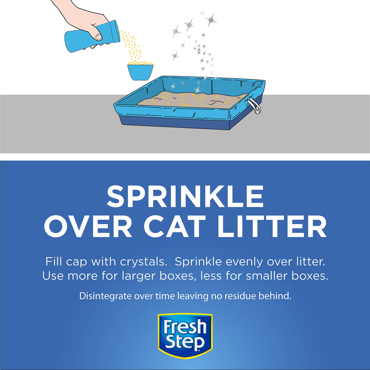Cat Litter Crystals Summer Breeze Scent 15 Ounces 3 Pack W240