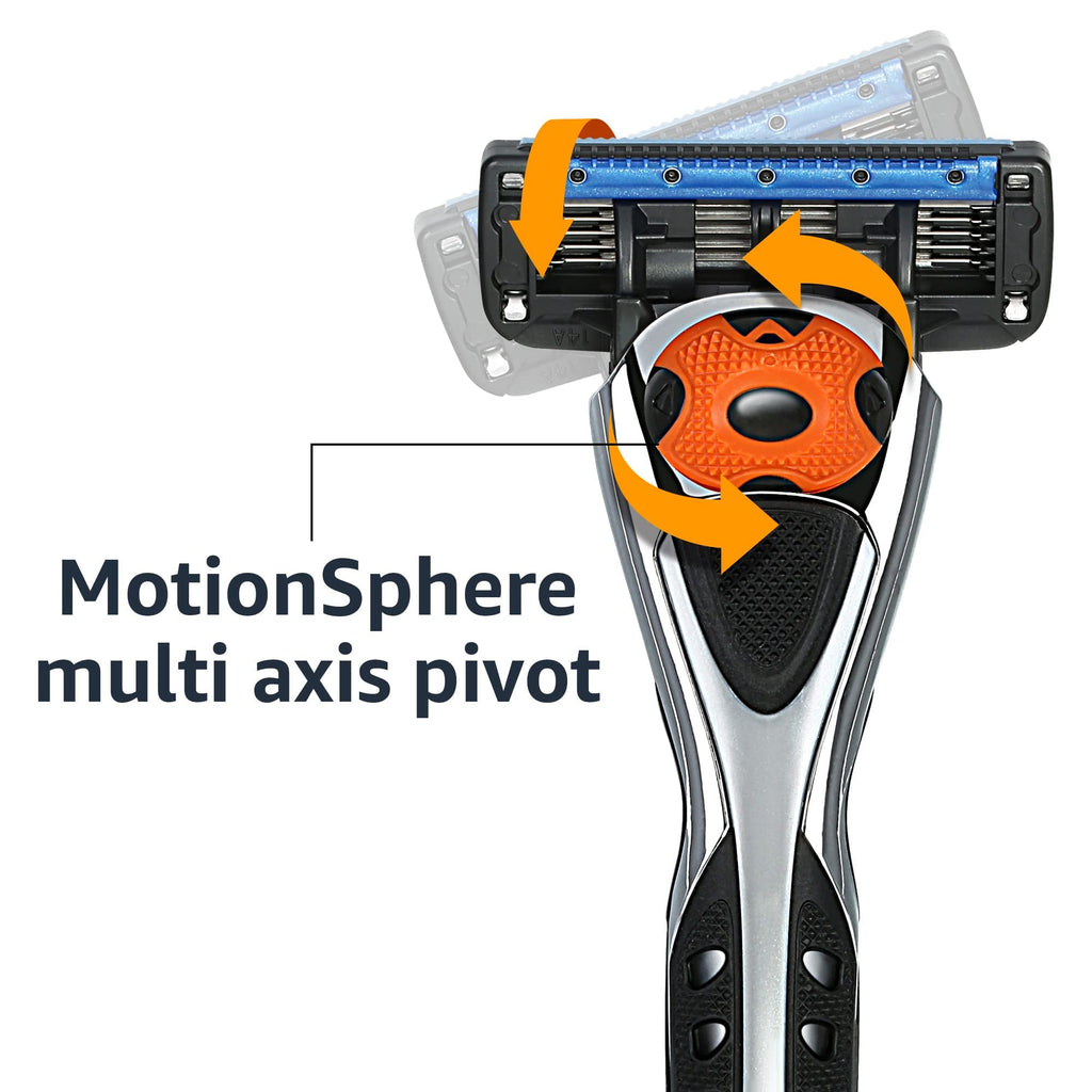 5-Blade Razor with Beard Trimmer and 2 Cartridges I689403