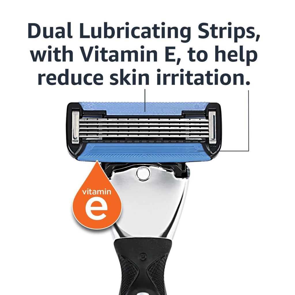 5-Blade Razor with Beard Trimmer and 2 Cartridges I689403