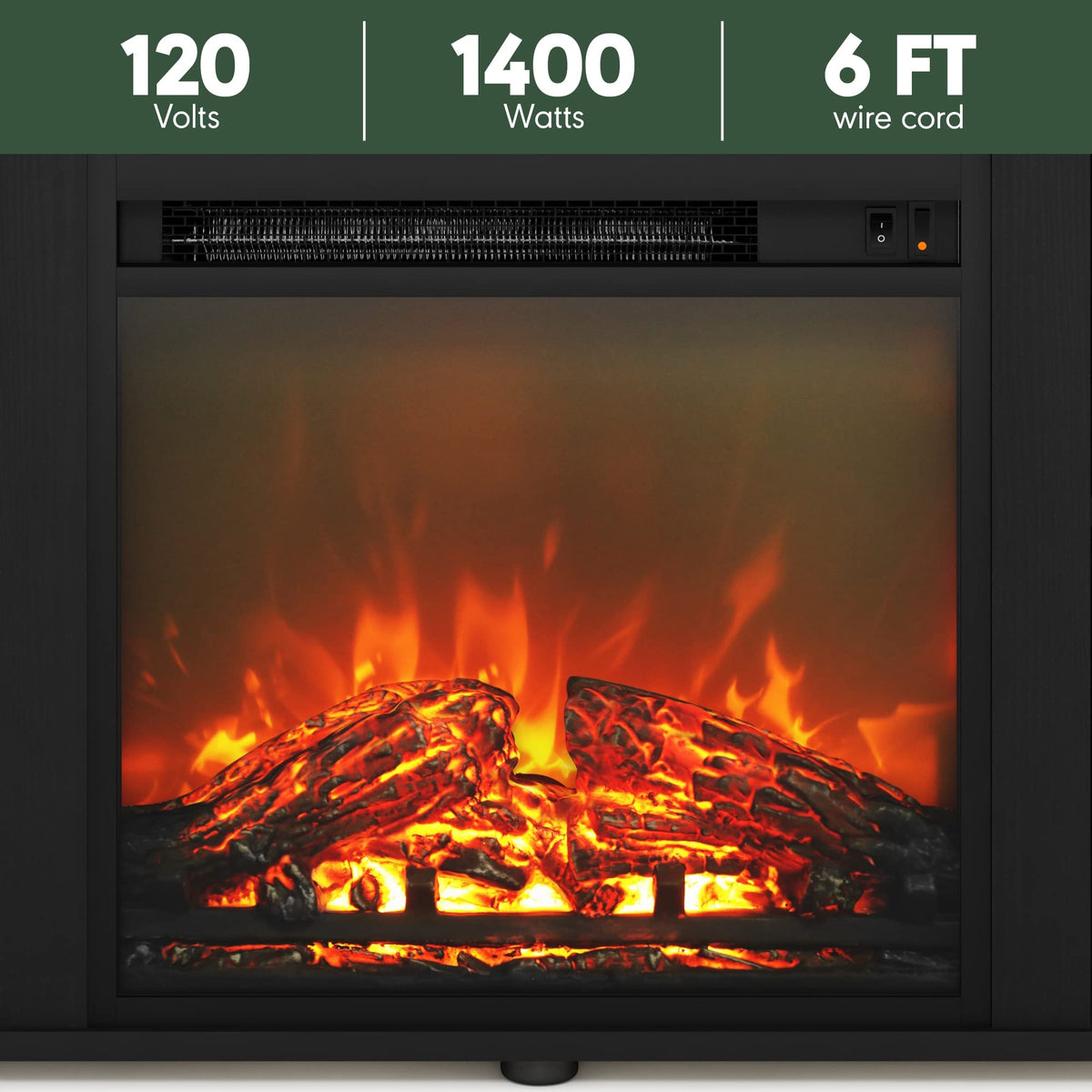 3-Tier Fireplace TV Stand for 70 Inch TV B897046