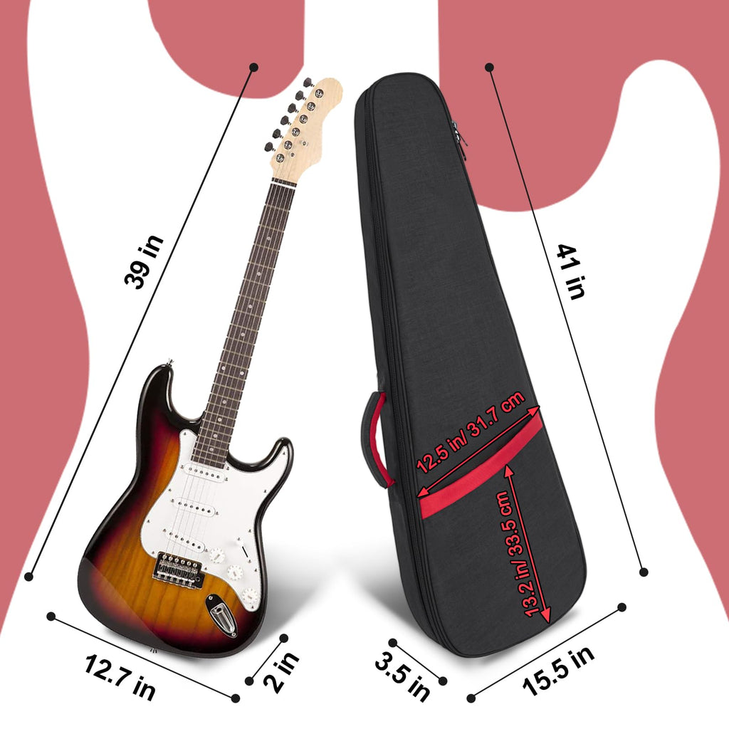 11mm Thick Padded 39 Inch Electric Guitar Bag C718694