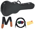 Hard-Shell Wood Case for Single-Cutaway Electric Guitars M710