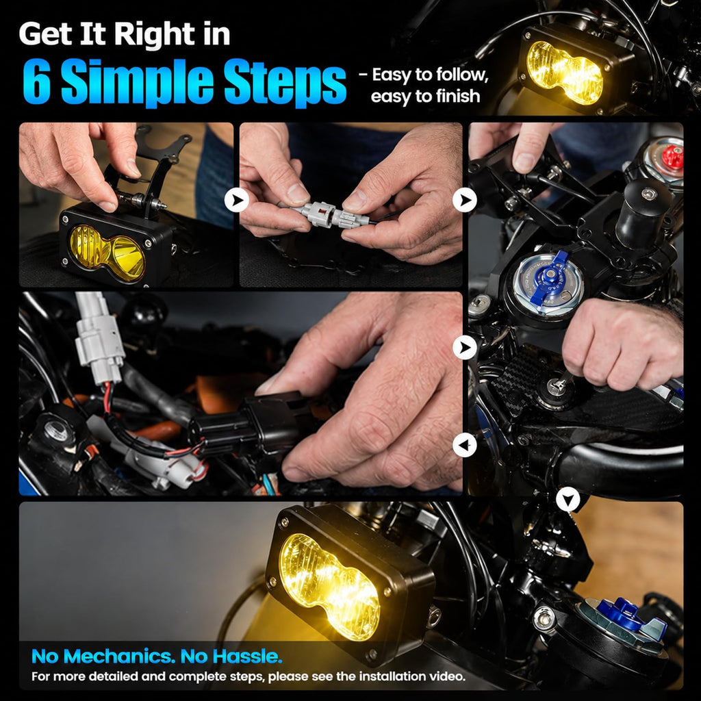 3" LED Headlight Kit H863