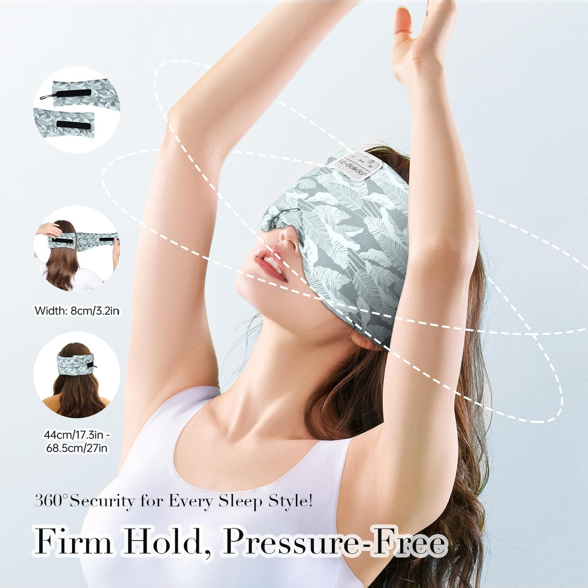 Bluetooth Sleep Mask with Headphones K17696