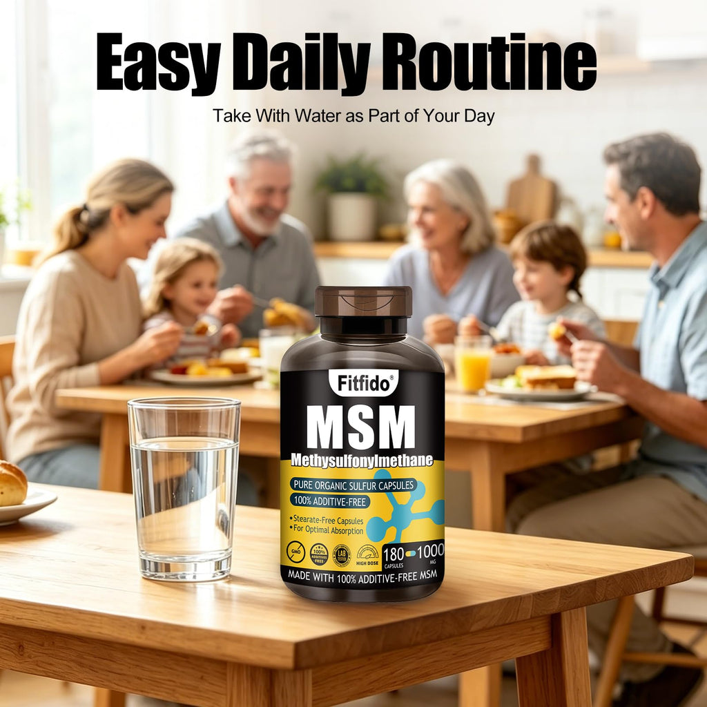 MSM Capsules 1000mg 180 Count E519649
