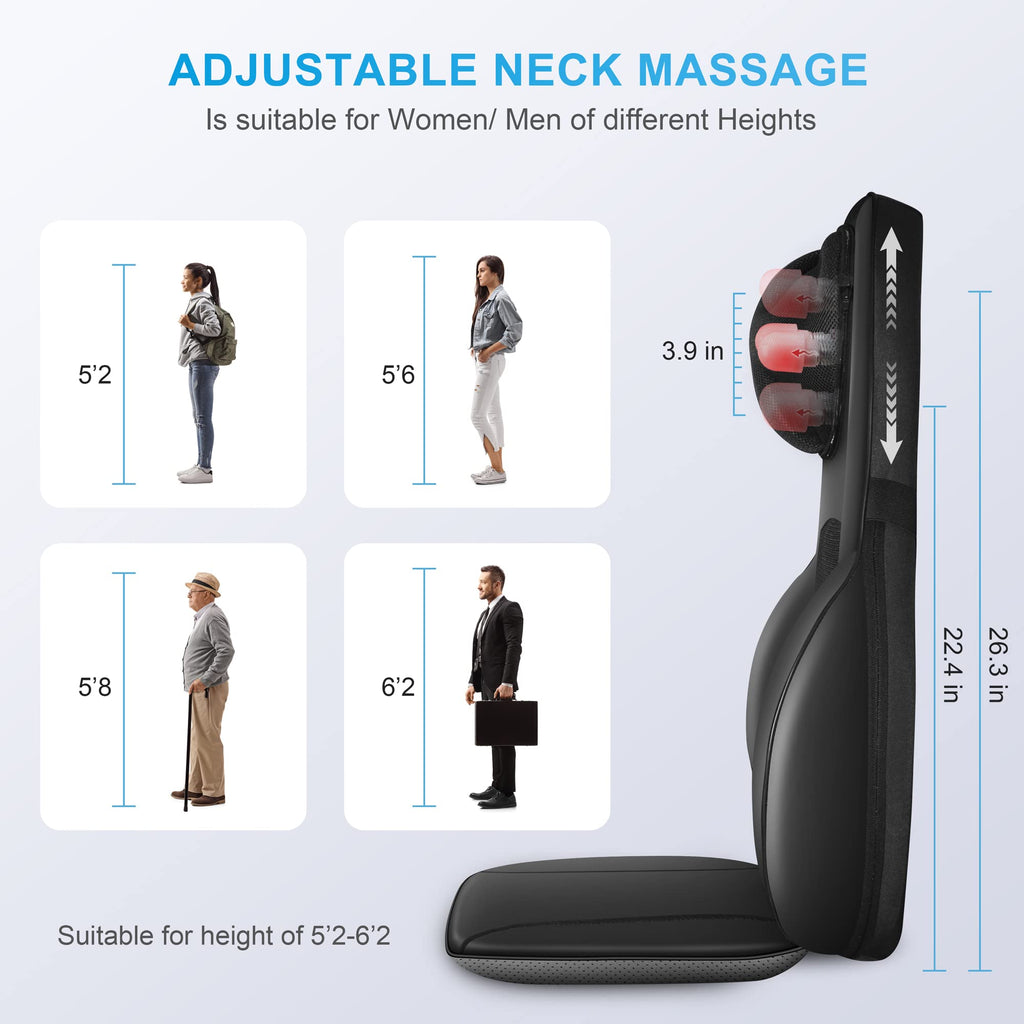 Shiatsu Neck Back Massager with Heat G8759