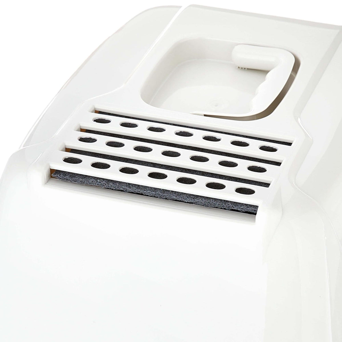 Blue Hooded Enclosed Cat Litter Box with Pan & Odor Filter A1095